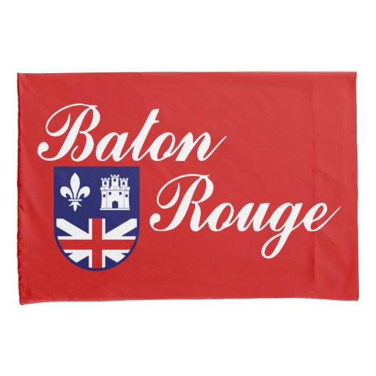 Vlag van Baton Rouge (Louisiana) Kussensloop (Voorkant-Rechts)