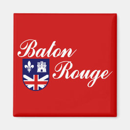 Vlag van Baton Rouge (Louisiana) Magneet