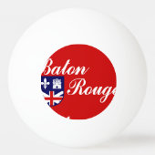 Vlag van Baton Rouge, Louisiana Ping-Pong Ball (Achterkant)