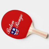 Vlag van Baton Rouge, Louisiana Ping Pong Paddle Tafeltennisbatje (Zijkant)