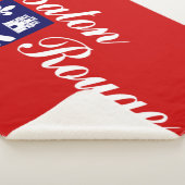 Vlag van Baton Rouge (Louisiana) Sherpa Deken (3/4)