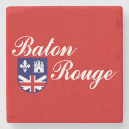 Vlag van Baton Rouge (Louisiana) Stenen Onderzetter