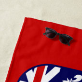 Vlag van Baton Rouge (Louisiana) Strandlaken (In situ)