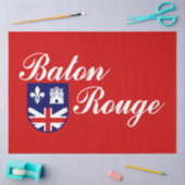 Vlag van Baton Rouge (Louisiana) Tissuepapier (Craft)