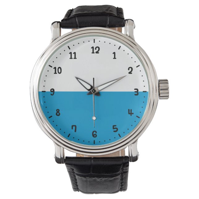 Vlag van Bavaria Wrist Watch Horloge (Voorkant)