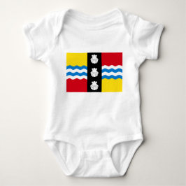 Vlag van Bedfordshire Baby Bodysuit