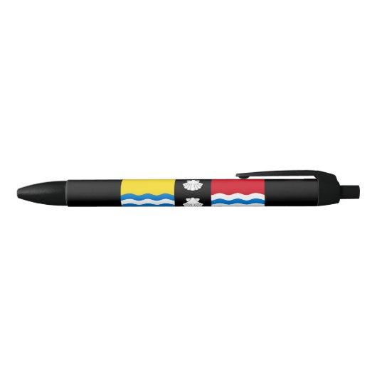 Vlag van Bedfordshire Black Ink Pen (Bovenkant)