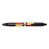 Vlag van Bedfordshire Black Ink Pen (Achterkant)