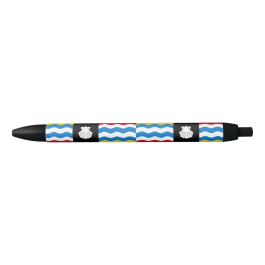 Vlag van Bedfordshire Black Ink Pen (Voorkant)