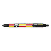 Vlag van Bedfordshire Black Ink Pen (Achterkant)