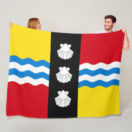 Vlag van Bedfordshire (County of England, Verenigd Fleece Deken