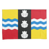 Vlag van Bedfordshire (County of England, Verenigd Kussensloop (Voorkant-Rechts)
