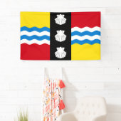 Vlag van Bedfordshire (County of England, Verenigd Spandoek (Insitu)