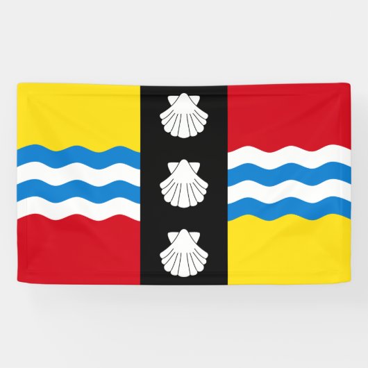 Vlag van Bedfordshire (County of England, Verenigd Spandoek (Horizontaal)