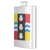 Vlag van Bedfordshire Flask Flacon (Links)