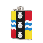 Vlag van Bedfordshire Flask Heupfles (Links)