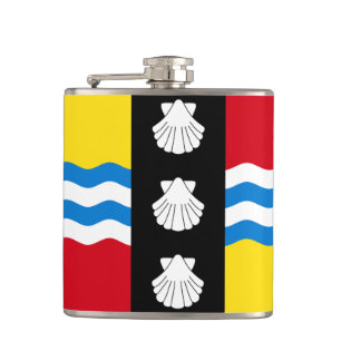 Vlag van Bedfordshire Flask Heupfles