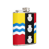 Vlag van Bedfordshire Flask Heupfles (Rechts)
