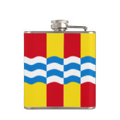 Vlag van Bedfordshire Flask Heupfles (Achterkant)