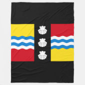 Vlag van Bedfordshire Fleece Blanket (Voorkant)