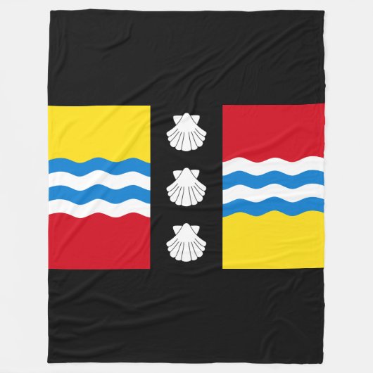 Vlag van Bedfordshire Fleece Blanket (Voorkant)