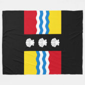 Vlag van Bedfordshire Fleece Blanket (Voorkant (Horizontaal))