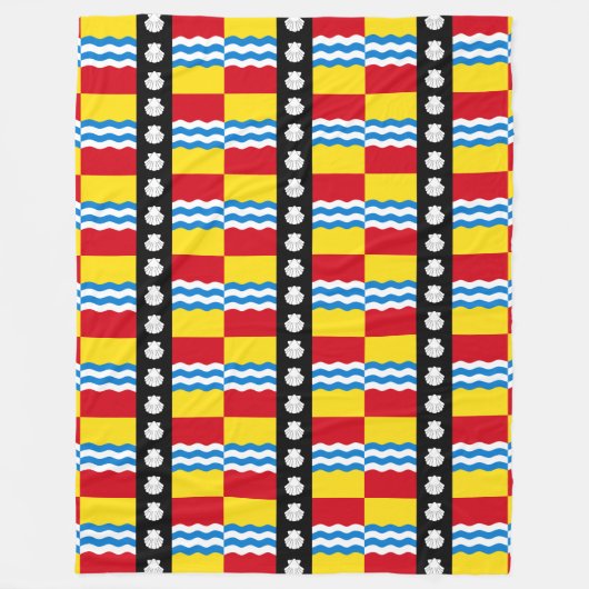 Vlag van Bedfordshire Fleece Blanket Deken (Voorkant)