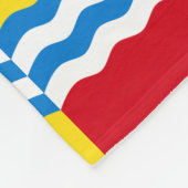Vlag van Bedfordshire Fleece Blanket Deken (Hoek)