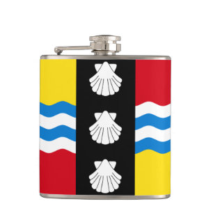 Vlag van Bedfordshire Hip Flask Heupfles