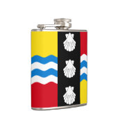 Vlag van Bedfordshire Hip Flask Heupfles (Rechts)