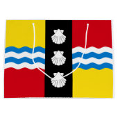 Vlag van Bedfordshire Medium Gift Bag Groot Cadeauzakje (Voorkant)