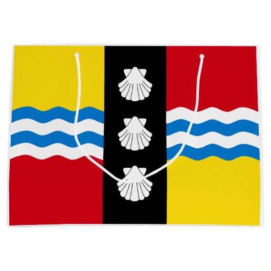 Vlag van Bedfordshire Medium Gift Bag Groot Cadeauzakje (Voorkant)