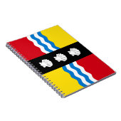 Vlag van Bedfordshire Notitieboek (Rechterzijde)
