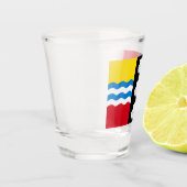 Vlag van Bedfordshire Shot Glass Glas (Links)