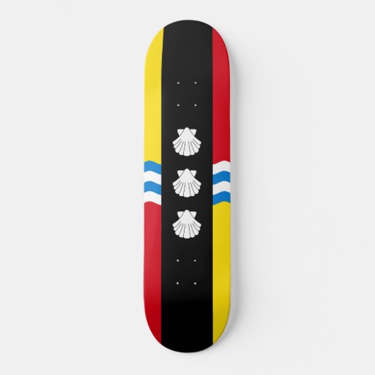 Vlag van Bedfordshire Skateboard (Voorkant)