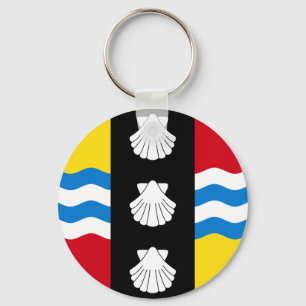 Vlag van Bedfordshire Sleutelhanger