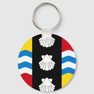 Vlag van Bedfordshire Sleutelhanger