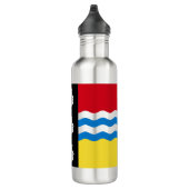 Vlag van Bedfordshire Stainless Steel Water Bottle Waterfles (Rechts)