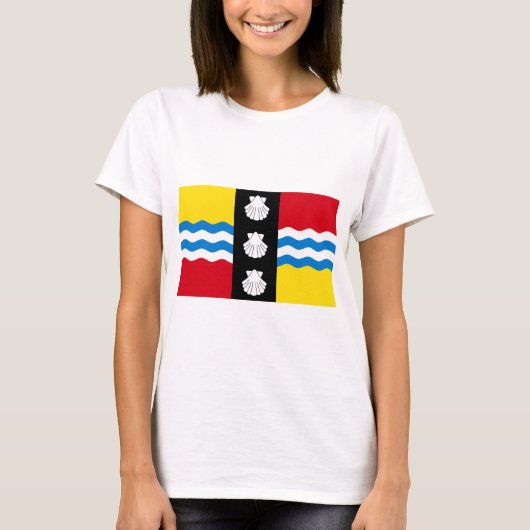Vlag van Bedfordshire T-Shirt (Voorkant)