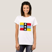 Vlag van Bedfordshire T-Shirt (Voorkant volledig)