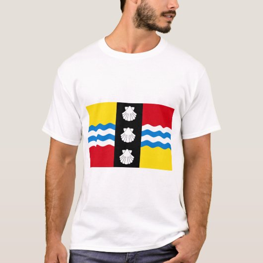 Vlag van Bedfordshire T-Shirt (Voorkant)