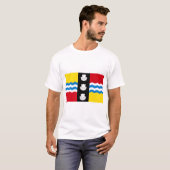 Vlag van Bedfordshire T-Shirt (Voorkant volledig)