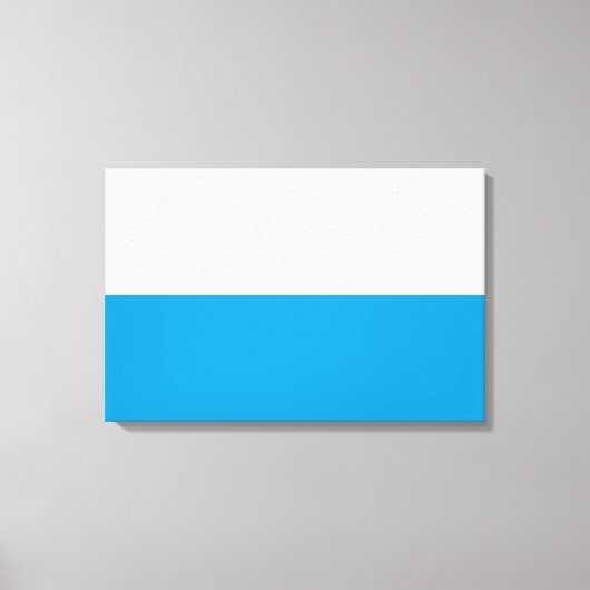 Vlag van Beieren (Duitse staat) Canvas Afdruk (Voorkant)
