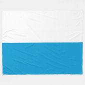 Vlag van Beieren (Duitse staat) Fleece Deken (Voorkant (Horizontaal))