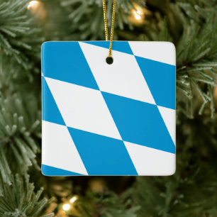 Vlag van Beieren, DUITSLAND Keramisch Ornament