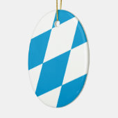 Vlag van Beieren, DUITSLAND Keramisch Ornament (Links)