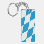 Vlag van Beieren, DUITSLAND Sleutelhanger (Voorkant Links)