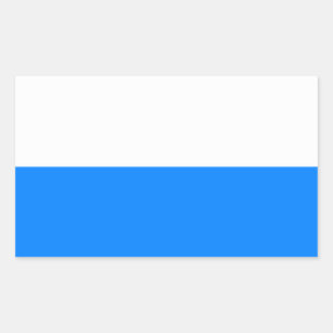 Vlag van Beieren Rechthoekige Sticker