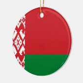 Vlag van Belarus Keramisch Ornament (Links)