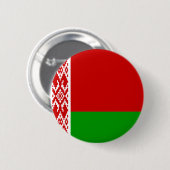 vlag van belarus ronde button 5,7 cm (Voorkant /achterkant)